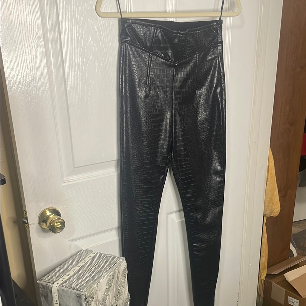JLUXLABEL Black Straight Leg Pants